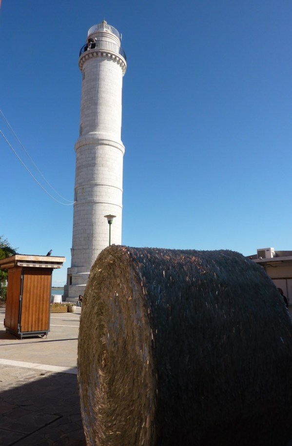 Glass bale and lighthouse