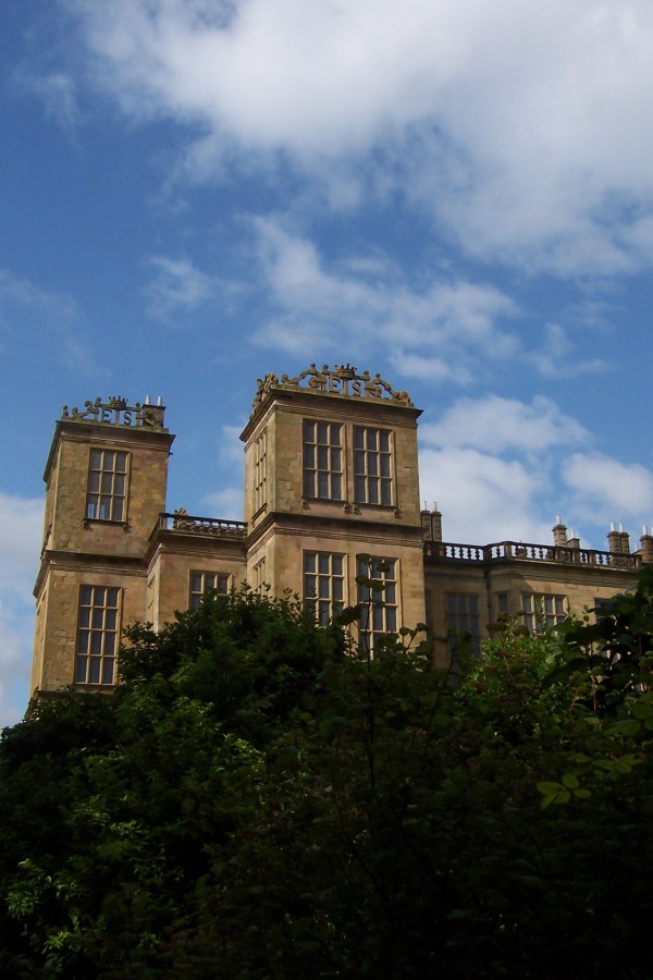Southern view of Hardwick Hall