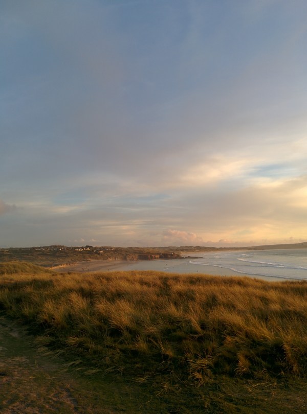 Gwithian beach from Godrevy Head